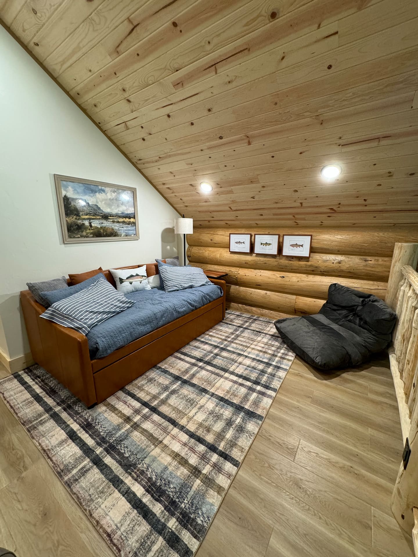 Loft lounge with daybed